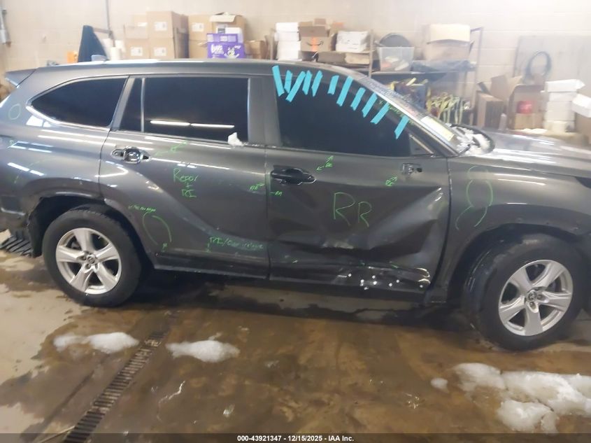 2023 Toyota Highlander Hybrid Le VIN: 5TDZARAH0PS526312 Lot: 43921347