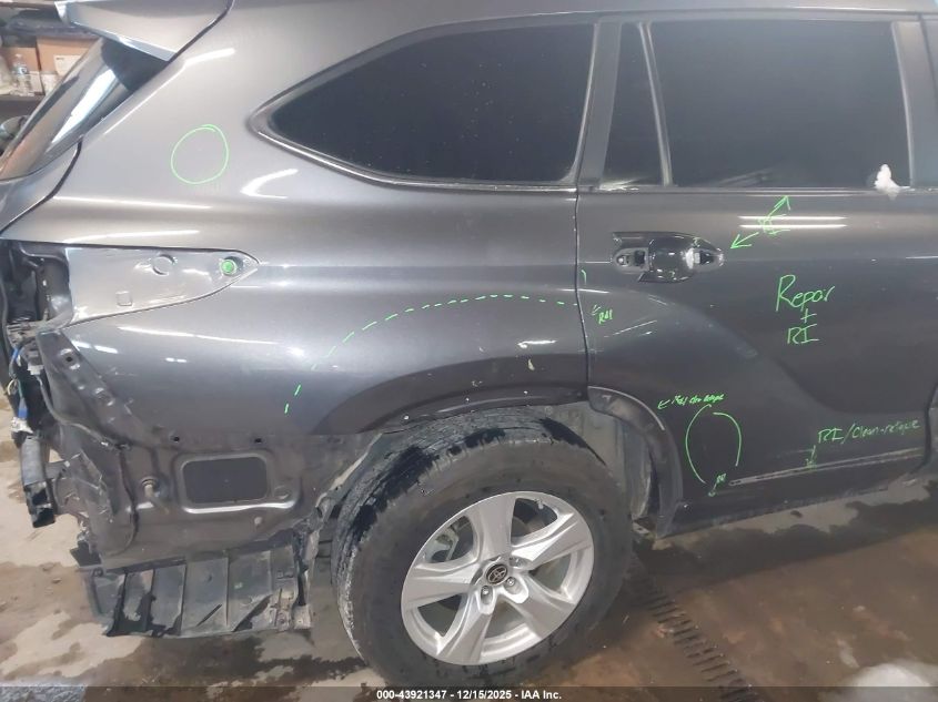 2023 Toyota Highlander Hybrid Le VIN: 5TDZARAH0PS526312 Lot: 43921347