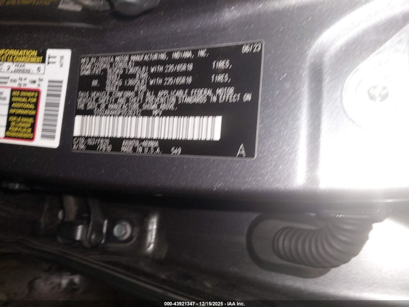 2023 Toyota Highlander Hybrid Le VIN: 5TDZARAH0PS526312 Lot: 43921347