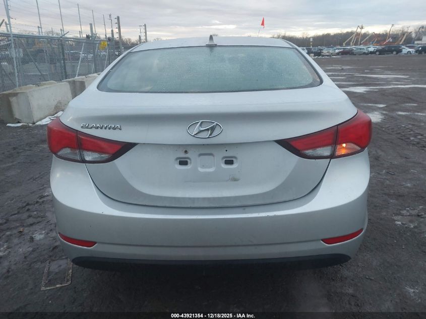 2014 Hyundai Elantra Se VIN: KMHDH4AE4EU090468 Lot: 43921354