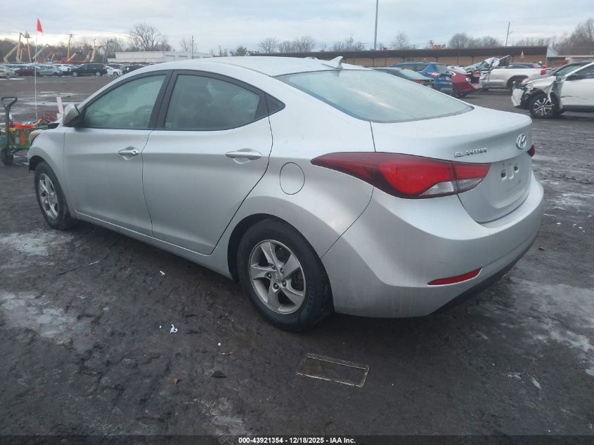 2014 Hyundai Elantra Se VIN: KMHDH4AE4EU090468 Lot: 43921354