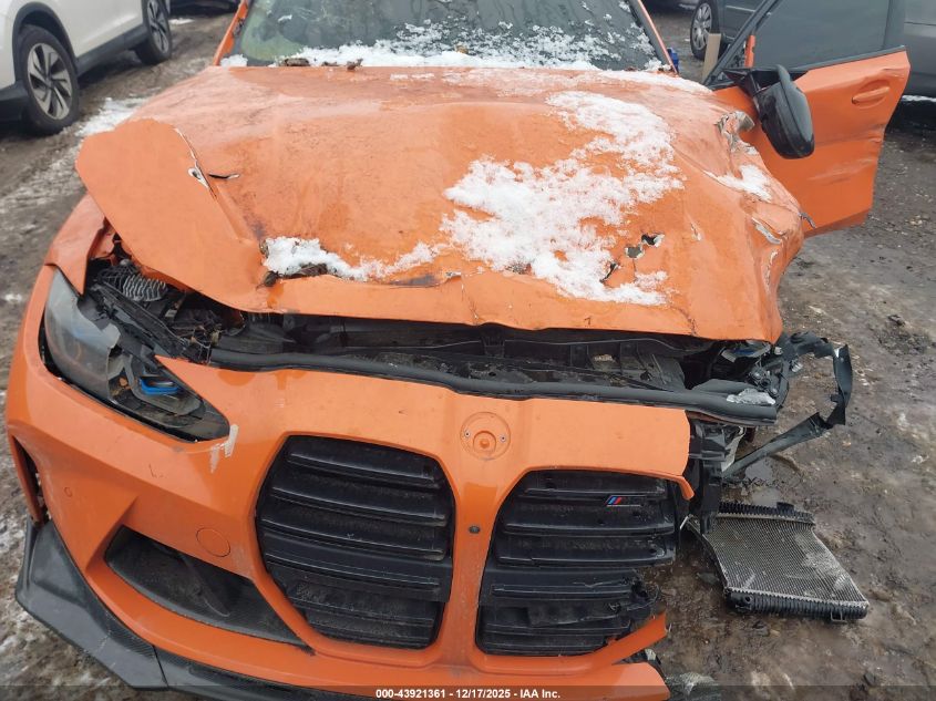 2024 BMW M3 Competition xDrive VIN: WBS43AY0XRFS04472 Lot: 43921361