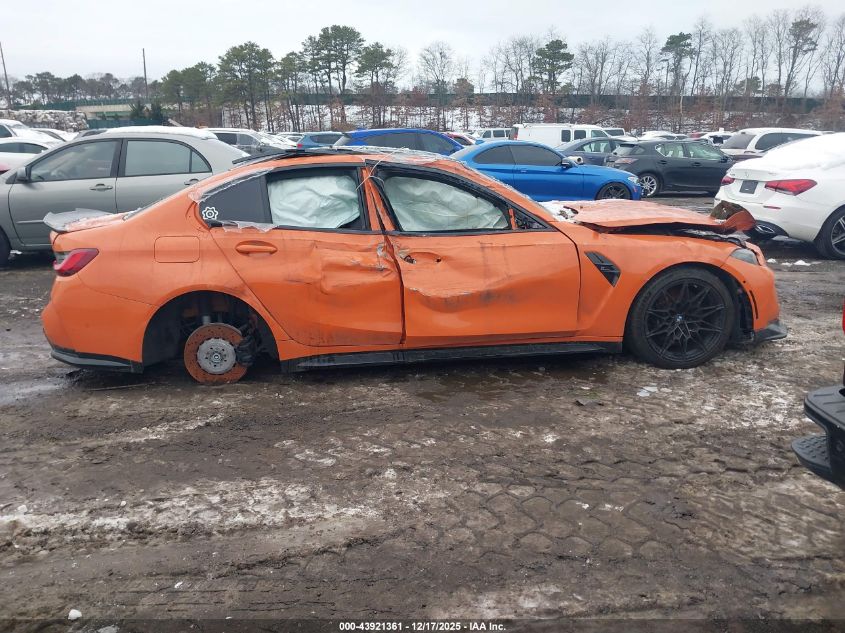 2024 BMW M3 Competition xDrive VIN: WBS43AY0XRFS04472 Lot: 43921361