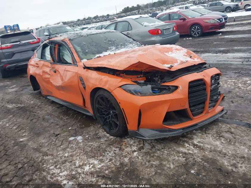 2024 BMW M3 Competition xDrive VIN: WBS43AY0XRFS04472 Lot: 43921361