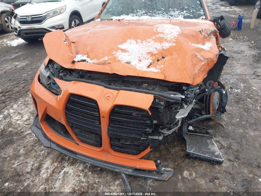 2024 BMW M3 Competition xDrive VIN: WBS43AY0XRFS04472 Lot: 43921361