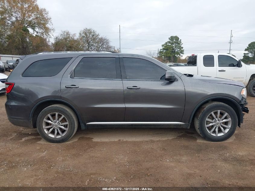 2016 Dodge Durango Sxt VIN: 1C4RDHAGXGC301552 Lot: 43921372