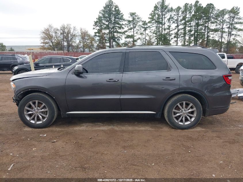 2016 Dodge Durango Sxt VIN: 1C4RDHAGXGC301552 Lot: 43921372