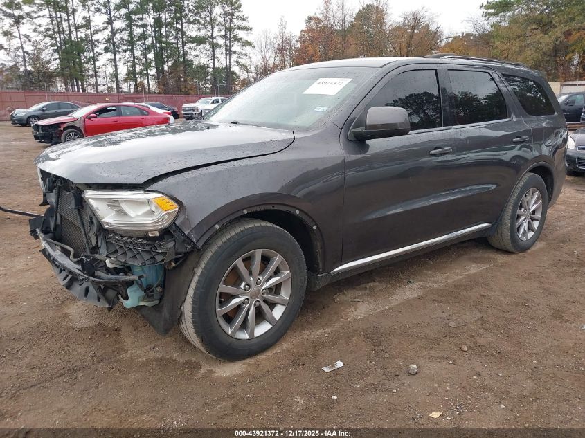 2016 Dodge Durango Sxt VIN: 1C4RDHAGXGC301552 Lot: 43921372