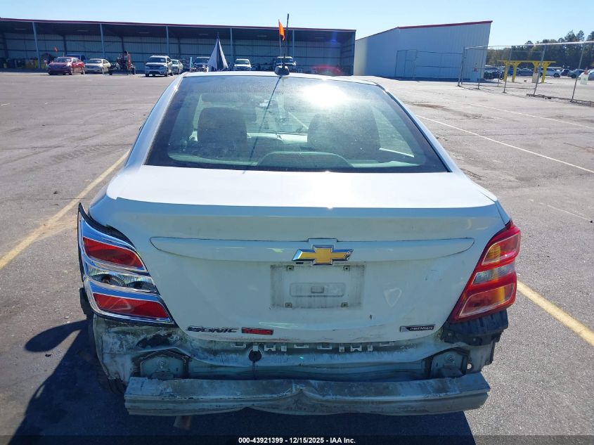 2018 Chevrolet Sonic Premier Auto VIN: 1G1JF5SBXJ4108014 Lot: 43921399