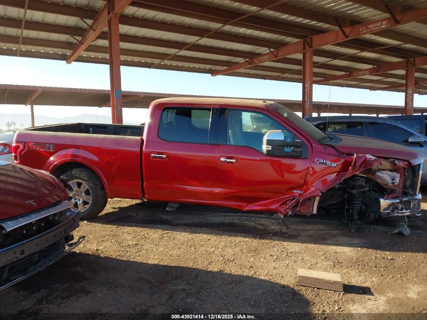 2017 Ford F-150 Lariat VIN: 1FTFW1EG0HFA98766 Lot: 43921414