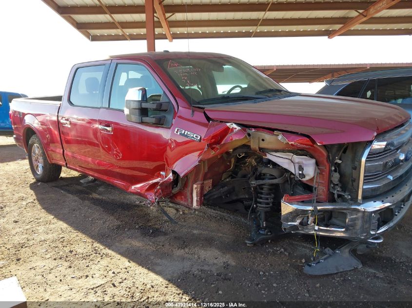 2017 Ford F-150 Lariat VIN: 1FTFW1EG0HFA98766 Lot: 43921414