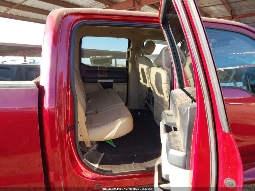 2017 Ford F-150 Lariat VIN: 1FTFW1EG0HFA98766 Lot: 43921414