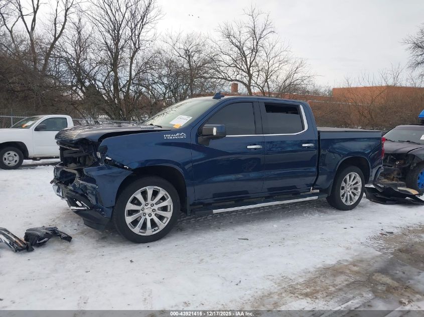 2022 Chevrolet Silverado 1500 Ltd 4Wd Short Bed High Country VIN: 1GCUYHET4NZ196796 Lot: 43921416