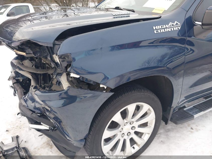 2022 Chevrolet Silverado 1500 Ltd 4Wd Short Bed High Country VIN: 1GCUYHET4NZ196796 Lot: 43921416