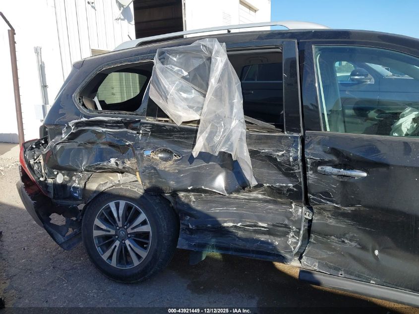 2017 Nissan Pathfinder Sv VIN: 5N1DR2MN3HC631498 Lot: 43921449