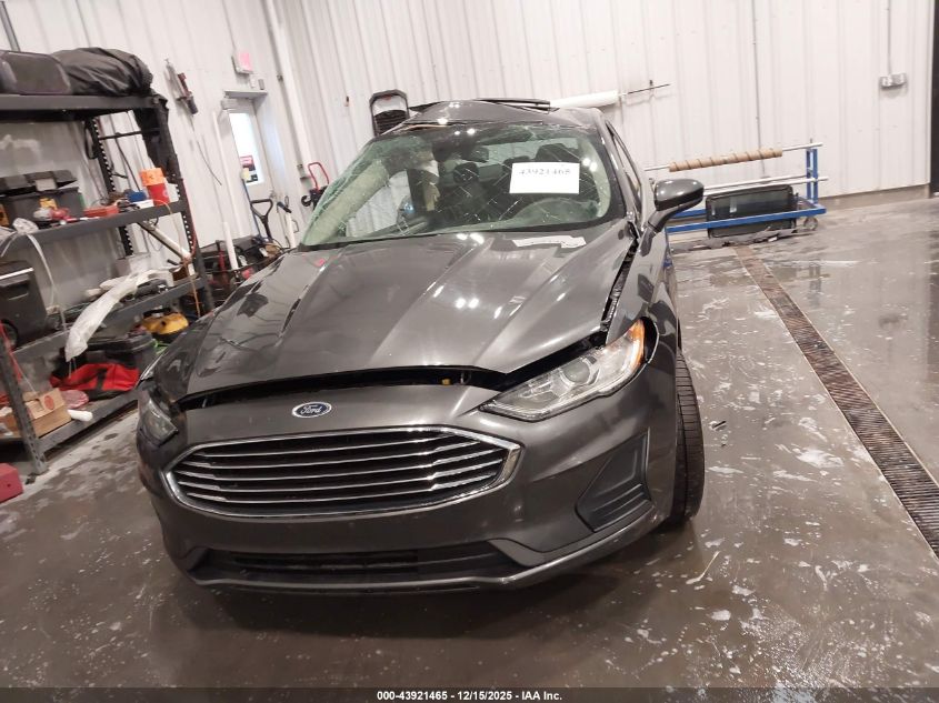 2019 Ford Fusion Se VIN: 3FA6P0T9XKR269454 Lot: 43921465