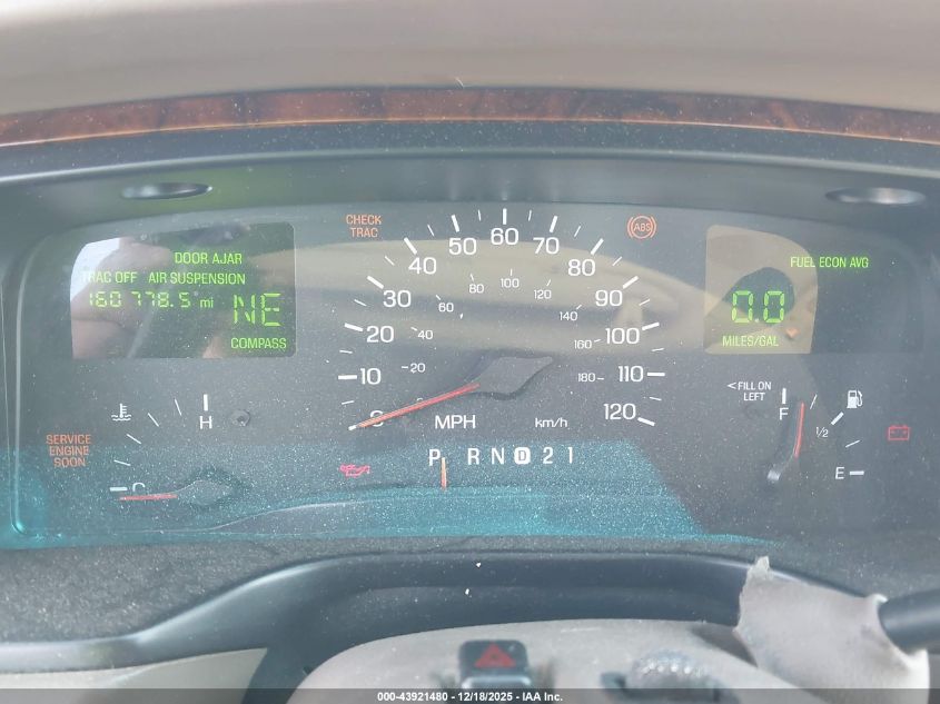 1998 Lincoln Town Car Cartier VIN: 1LNFM83W9WY709495 Lot: 43921480