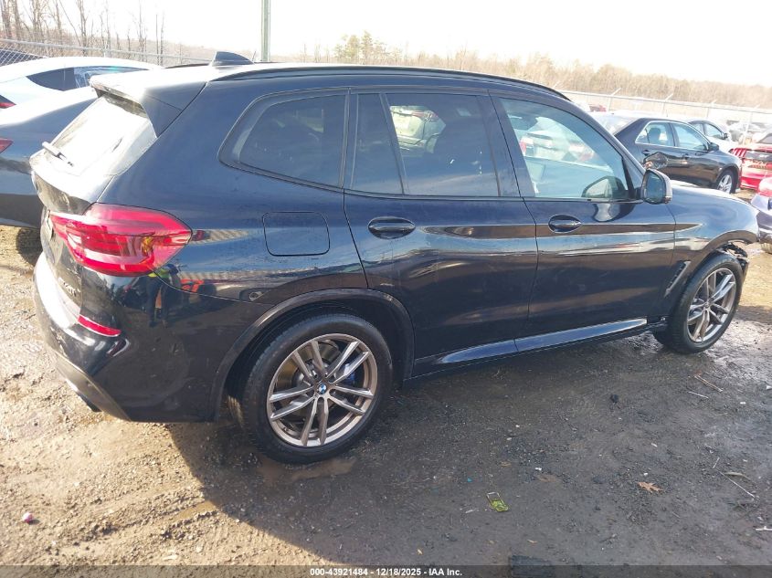 2021 BMW X3 M40I VIN: 5UXTY9C0XM9G76125 Lot: 43921484