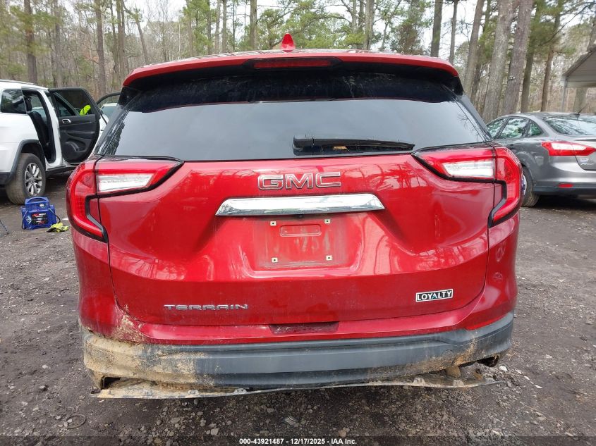 2022 GMC Terrain Fwd Sle VIN: 3GKALMEV2NL126205 Lot: 43921487