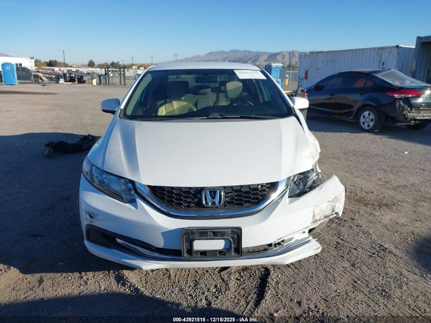 2014 Honda Civic Lx VIN: 19XFB2F58EE253181 Lot: 43921518