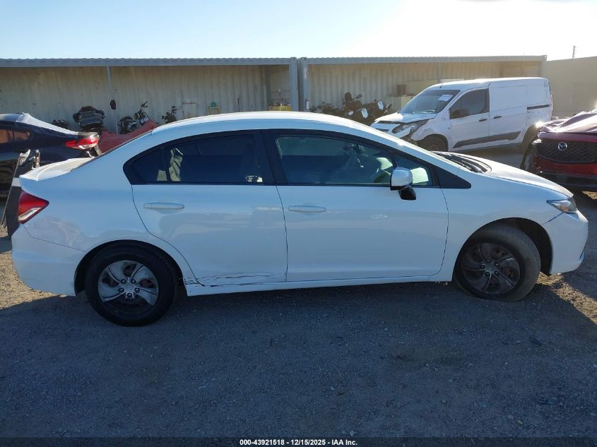 2014 Honda Civic Lx VIN: 19XFB2F58EE253181 Lot: 43921518