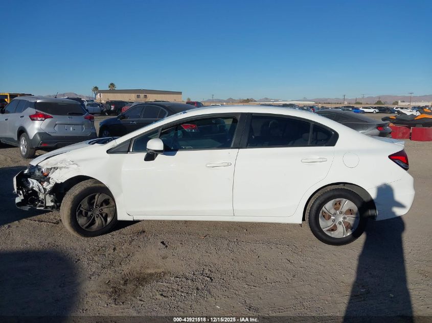 2014 Honda Civic Lx VIN: 19XFB2F58EE253181 Lot: 43921518