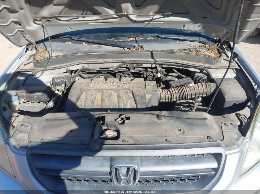 2005 Honda Pilot Ex-L VIN: 5FNYF18655B054192 Lot: 43921525