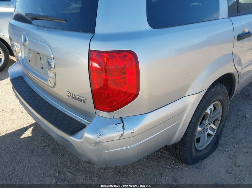 2005 Honda Pilot Ex-L VIN: 5FNYF18655B054192 Lot: 43921525