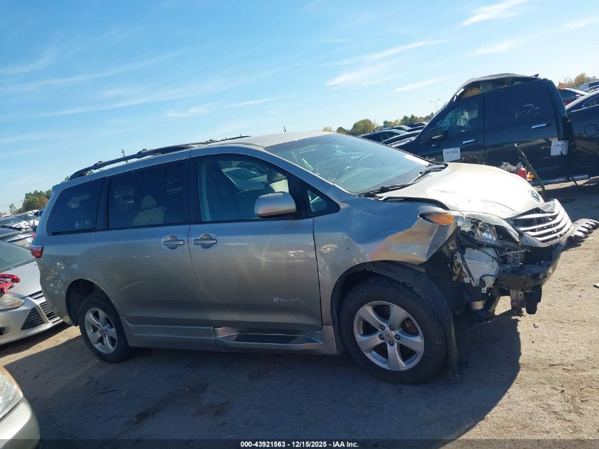 2015 Toyota Sienna Le 8 Passenger VIN: 5TDKK3DC6FS663698 Lot: 43921563