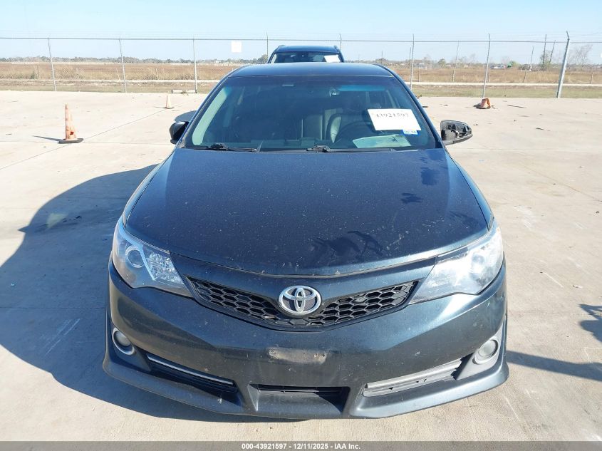 2013 Toyota Camry Se VIN: 4T1BF1FK0DU214812 Lot: 43921597