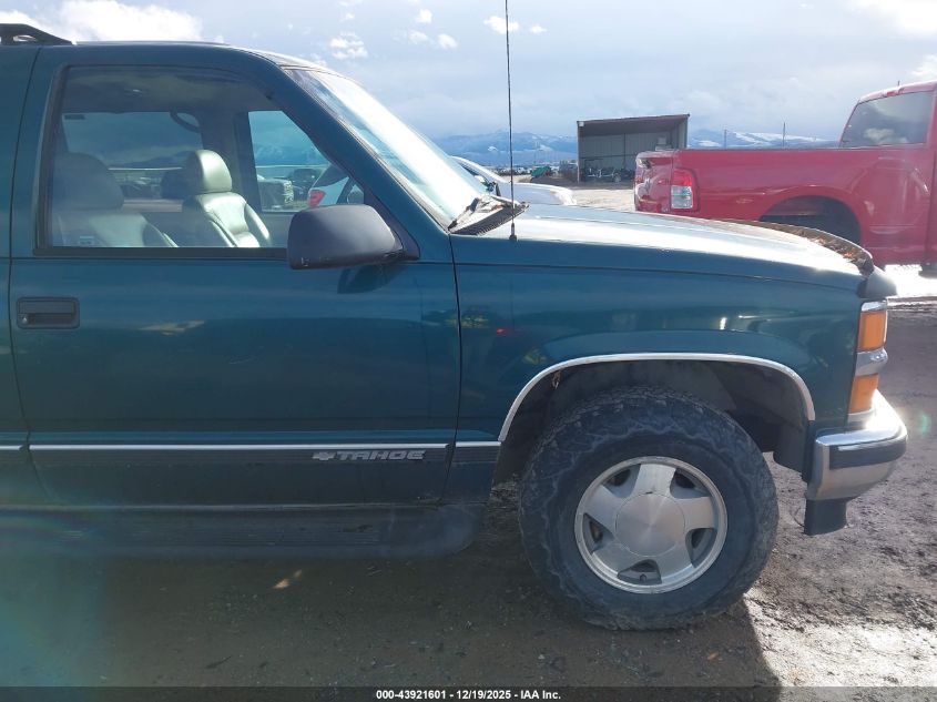 1998 Chevrolet Tahoe Ls VIN: 1GNEK13R9WJ303322 Lot: 43921601