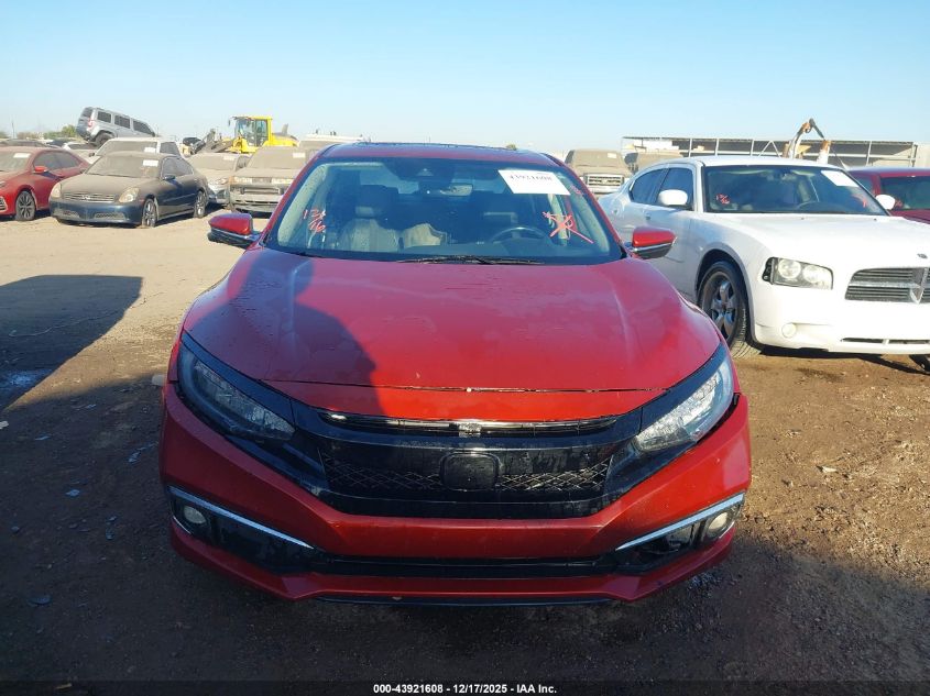 2020 Honda Civic Touring VIN: 19XFC1F93LE216885 Lot: 43921608