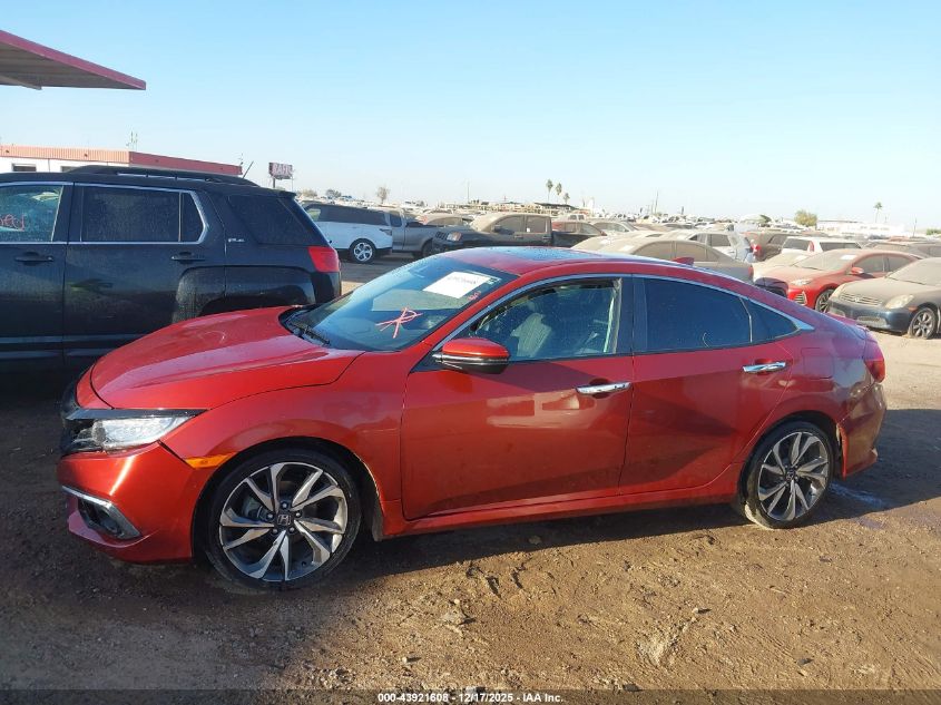 2020 Honda Civic Touring VIN: 19XFC1F93LE216885 Lot: 43921608