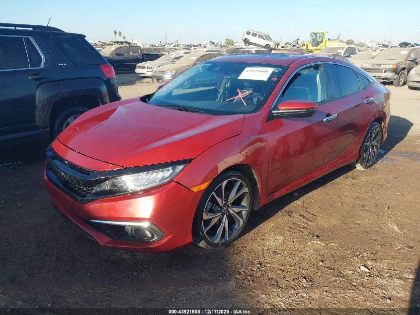 2020 Honda Civic Touring VIN: 19XFC1F93LE216885 Lot: 43921608