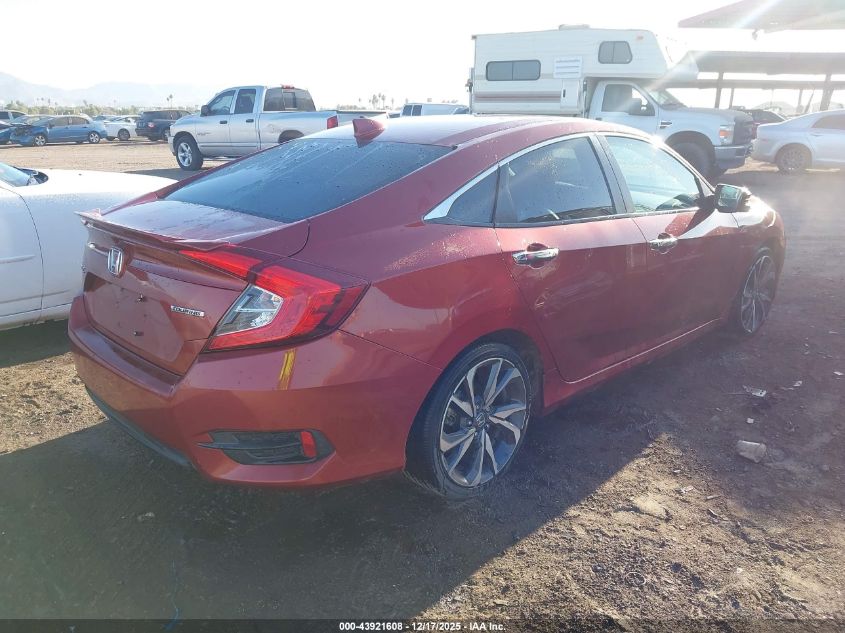 2020 Honda Civic Touring VIN: 19XFC1F93LE216885 Lot: 43921608