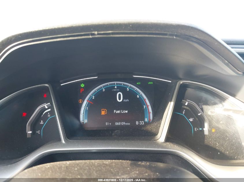 2020 Honda Civic Touring VIN: 19XFC1F93LE216885 Lot: 43921608