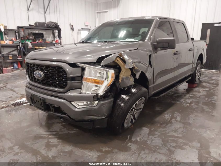 2021 Ford F-150 Xl VIN: 1FTEW1EP3MKD16437 Lot: 43921625