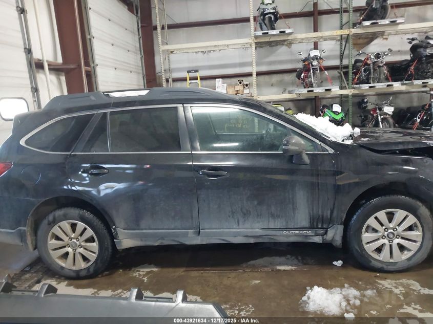 2018 Subaru Outback 2.5I Premium VIN: 4S4BSAFC7J3226722 Lot: 43921634