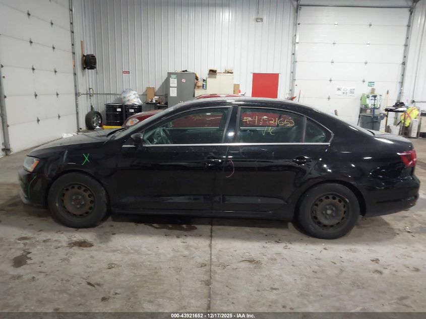 2017 Volkswagen Jetta 1.4T S VIN: 3VW2B7AJ3HM411207 Lot: 43921652