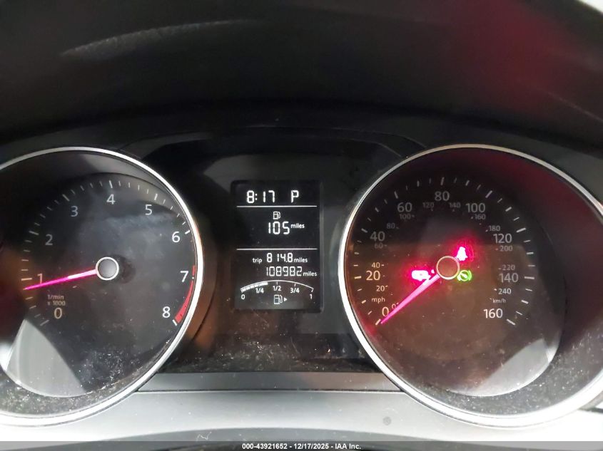 2017 Volkswagen Jetta 1.4T S VIN: 3VW2B7AJ3HM411207 Lot: 43921652