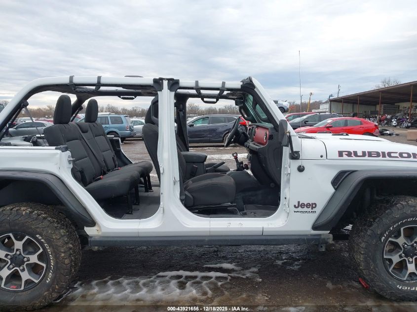 2022 Jeep Wrangler Unlimited Rubicon 4X4 VIN: 1C4HJXFG9NW261256 Lot: 43921656