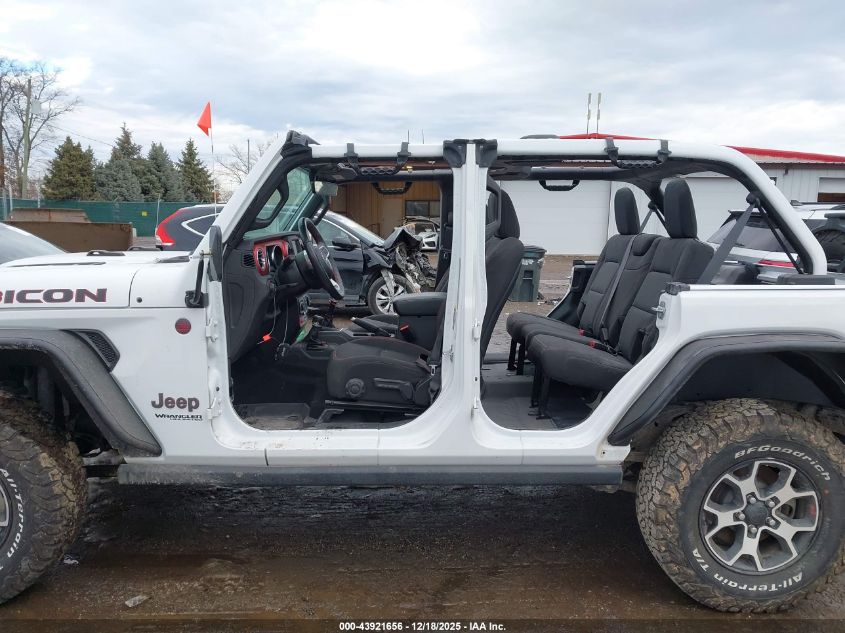 2022 Jeep Wrangler Unlimited Rubicon 4X4 VIN: 1C4HJXFG9NW261256 Lot: 43921656