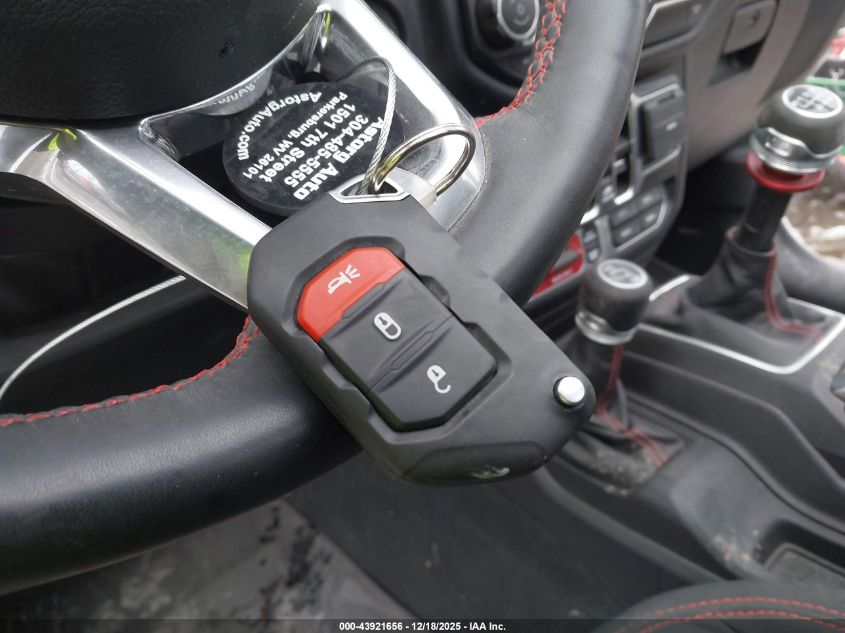 2022 Jeep Wrangler Unlimited Rubicon 4X4 VIN: 1C4HJXFG9NW261256 Lot: 43921656