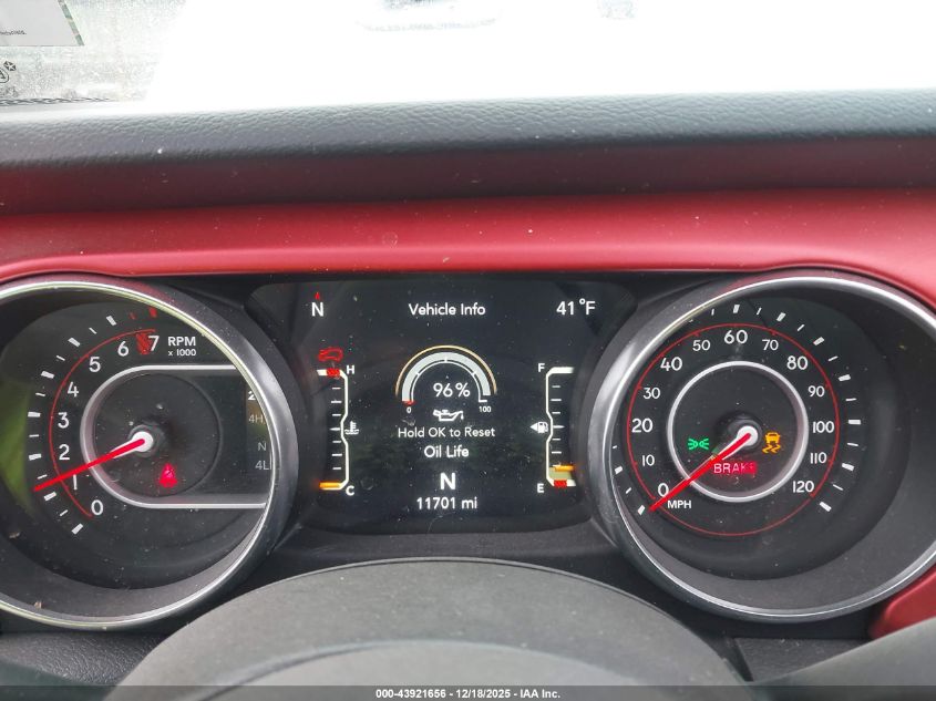 2022 Jeep Wrangler Unlimited Rubicon 4X4 VIN: 1C4HJXFG9NW261256 Lot: 43921656