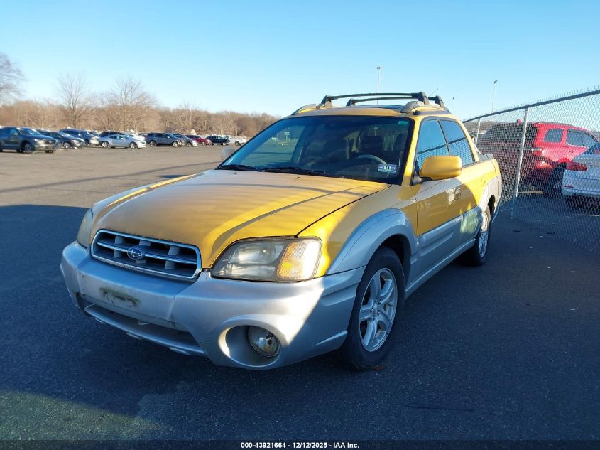 2003 Subaru Baja VIN: 4S4BT61C137106640 Lot: 43921664