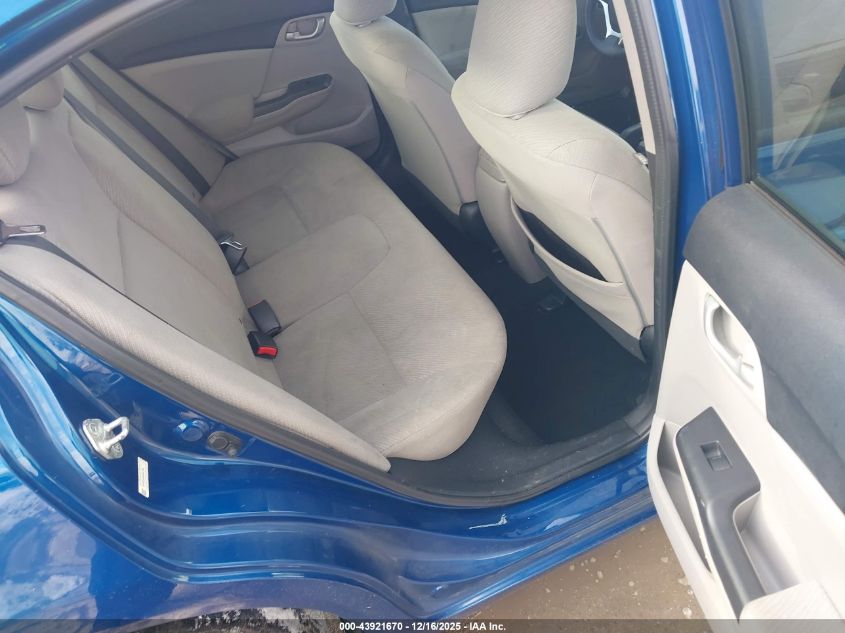 2013 Honda Civic Lx VIN: 19XFB2F54DE051792 Lot: 43921670