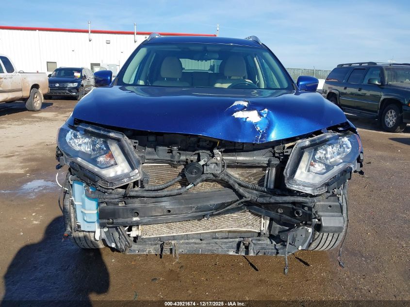 2017 Nissan Rogue Sv VIN: KNMAT2MT8HP508912 Lot: 43921674