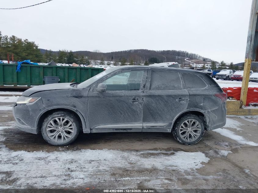 2017 Mitsubishi Outlander Se VIN: JA4AZ3A37HZ050514 Lot: 43921695