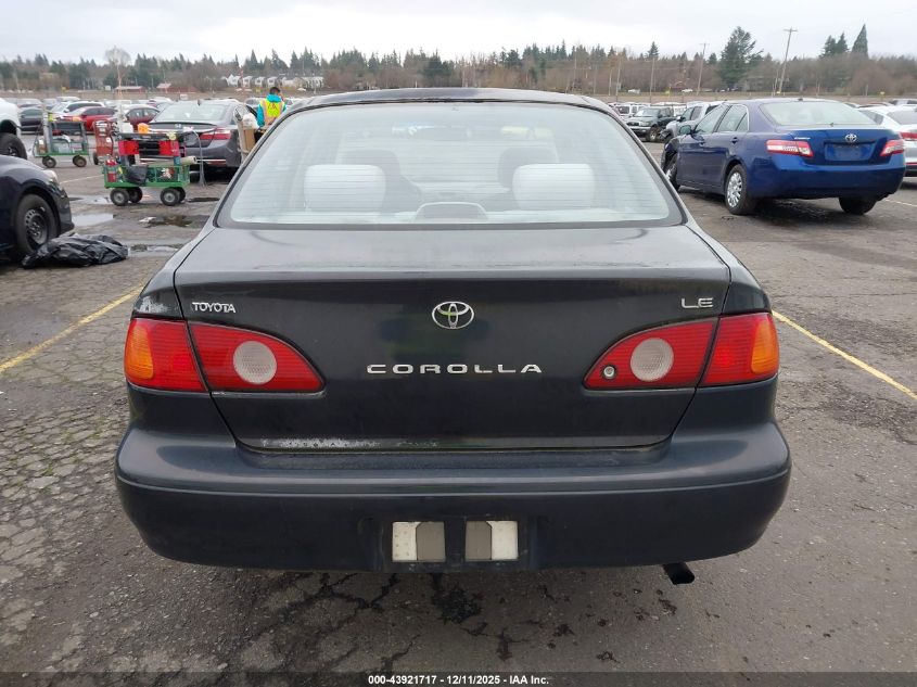 2001 Toyota Corolla Le VIN: 1NXBR12E61Z427976 Lot: 43921717