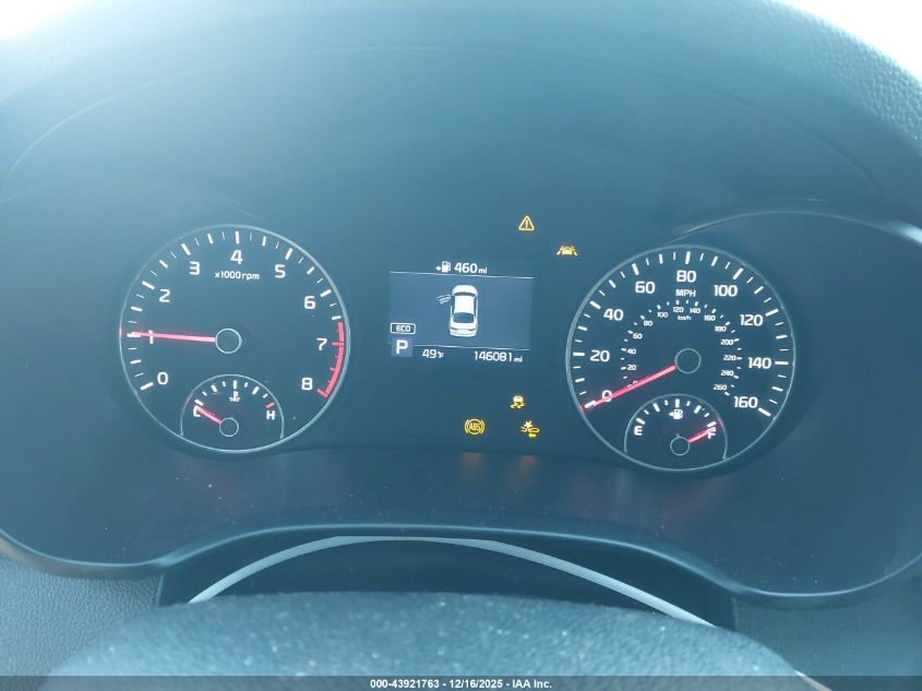 2019 Kia Optima Lx VIN: 5XXGT4L36KG331184 Lot: 43921763